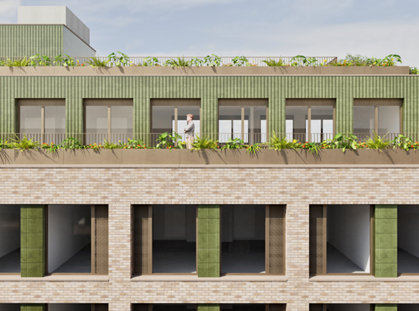 Architectural visualisation of The Wick hotel